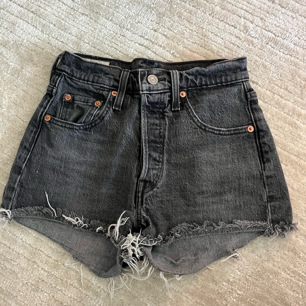 Levi’s Black Denim Shorts